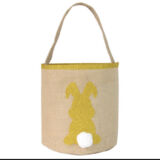 Glitter Jute Easter Bunny Bag