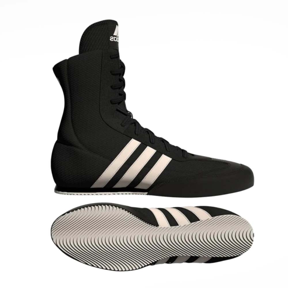 Adidas Combat Speed 5 Black Silver Boxing Boots | Minotaur Fight Store